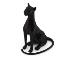 isometrico statua 3d isolato rendere png