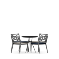 conjunto de mesa isométrica render 3d frontal png