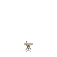 Isometric Table set front 3D render png
