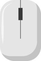 PC mouse, illustration, vector on white background.