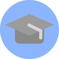 Education hat, illustration, vector on a white background.