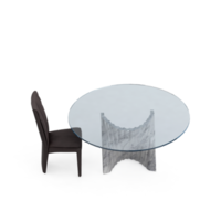 Isometric Table set Perspective 3D render png