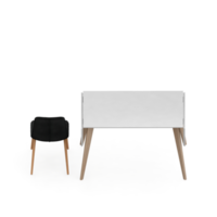 conjunto de mesa isométrica perspectiva 3d render png