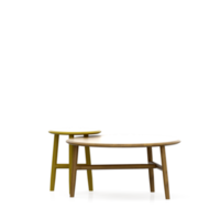 conjunto de mesa isométrica render 3d frontal png