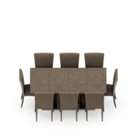 Isometric Table set Perspective 3D render png