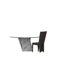 Isometric Table set front 3D render png