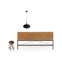 conjunto de mesa isométrica perspectiva 3d render png