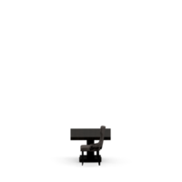 conjunto de mesa isométrica render 3d frontal png