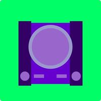 Purple playstation, illustration, vector, on a white background. vector
