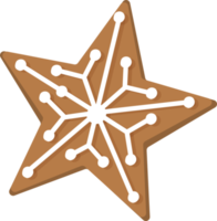 Christmas cookie star. png