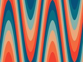 Psychedelic retro groove background vector