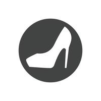 logotipo de tacones altos vector