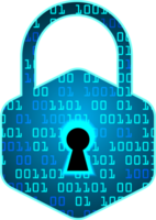 Technology padlock cropout png