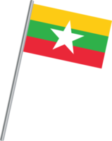 Myanmar flag symbol png