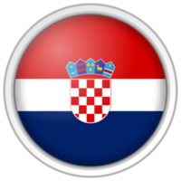 bandera circular de croacia