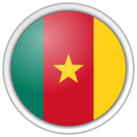 bandera del círculo de Camerún