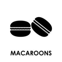 Macaroons icon. Premium style design from coffe shop collection. For web design, apps, software, printing usage. Vector illustration isolated on a white background