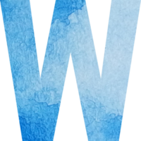 watercolor letter w png