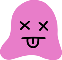 dibujo a mano alzada de emoticonos. png