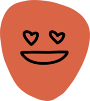 dibujo a mano alzada de emoticonos. png