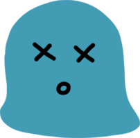 dibujo a mano alzada de emoticonos. png