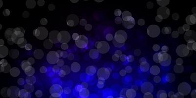 Dark Blue, Red vector backdrop with dots.