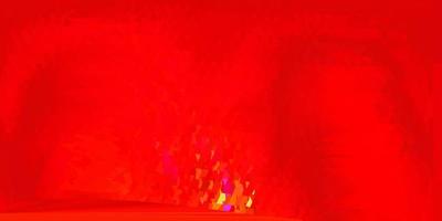 Dark red vector polygonal background.
