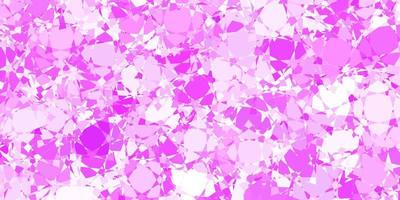 Light Purple vector template with triangle shapes.