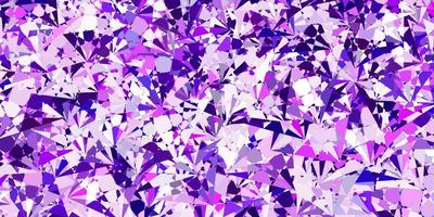 Light Purple, Pink vector texture with random triangles.