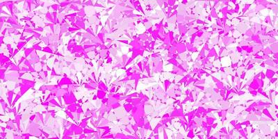 Light Purple, Pink vector texture with random triangles.