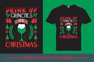 Christmas T-shirt Design Pro Vector