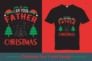 diseño de camisetas navideñas. gráficos vectoriales de navidad. diseño de camiseta pro vector