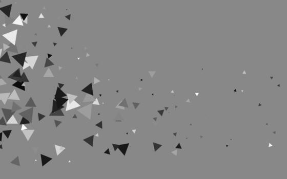 Light Silver, Gray vector pattern in polygonal style.