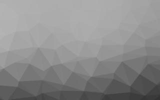 Light Silver, Gray vector polygon abstract backdrop.