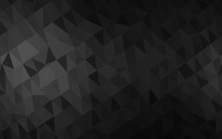 Dark Silver, Gray vector shining triangular background.