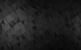 Dark Silver, Gray vector shining triangular background.