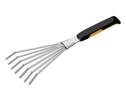 Vector Illustration Pitchfork isolated on white background. Carpentry hand tools.