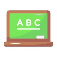 Easy to use flat icon of writing vector