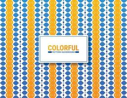 Colorful abstract geometric pattern design vector