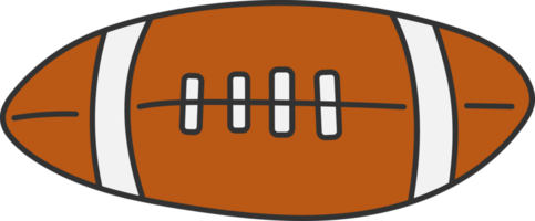 rugby ball element, Back to School icon set. png