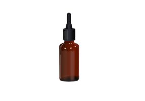 sérum de bouteille marron png