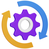 problemlösung 3d-rendering isometrisches symbol. png