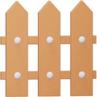 icône isométrique de rendu 3d de clôture. png
