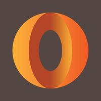 Circle Oval Hallf vector