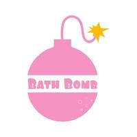 Bubble bath logo. Vector illustration