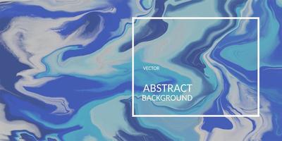 Vector abstract marble texture blue color, Fluid design backgrounds acrylic artwork texture