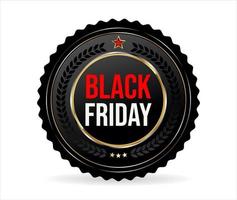 Black Friday super sale and best price badge isolated on white background vector