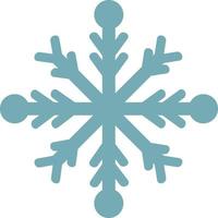 Snowflake, illustration, vector on white background.