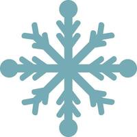 Snowflake, illustration, vector on white background.