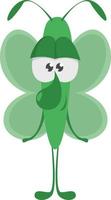 Green butterfly ,illustration,vector on white background vector